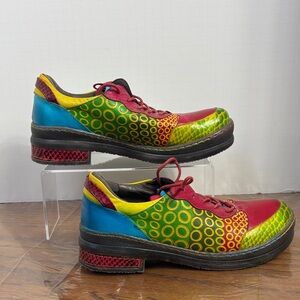 CrazykatZ women’s leather Oxford